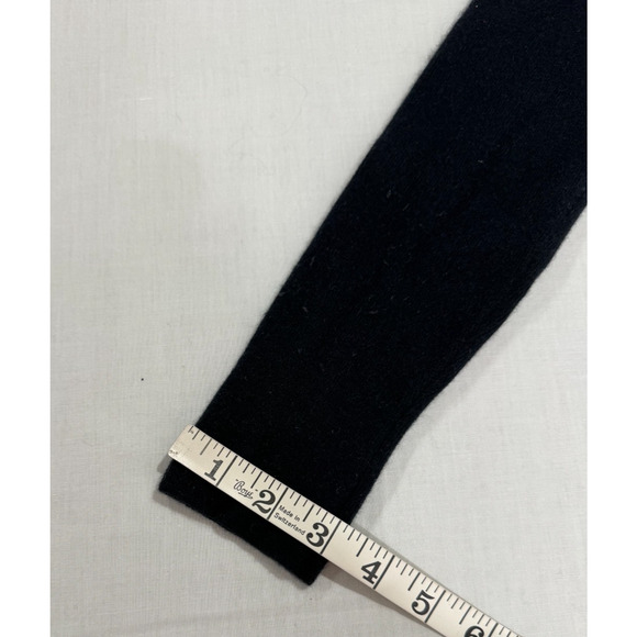 NORDSTROM SIGNATURE Cashmere Blend Leggings Black XXS Super Soft Cozy - Picture 4 of 8
